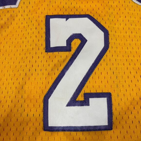 Adidas NBA LA Lakers Derek Fisher 2 Swingman Jersey Men's Small SEWN - Picture 6 of 14